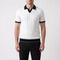 Zentro  - Men's Ribbed-Knit Co-Ord Set Smart Casual Dressing