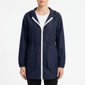 Zephyra  - Cinched Waist Hooded Windbreaker Jacket Light Outdoor Exercise