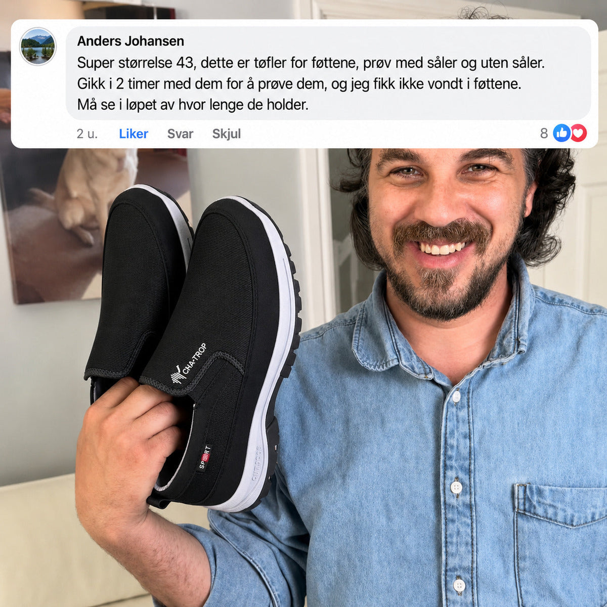 Men's slip-on athletic shoes with round toes, pull tabs and contrasting soles