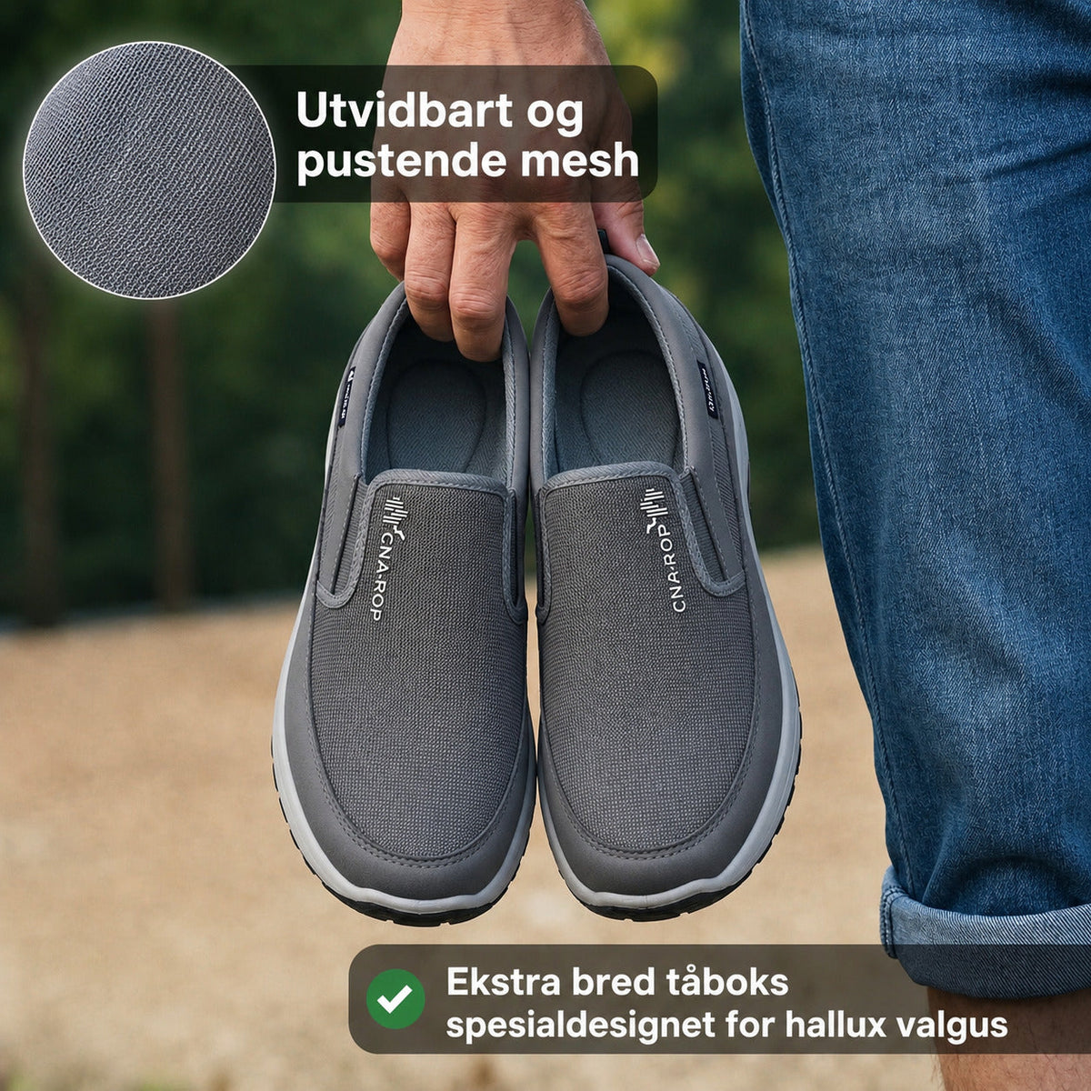 Men's slip-on athletic shoes with round toes, pull tabs and contrasting soles